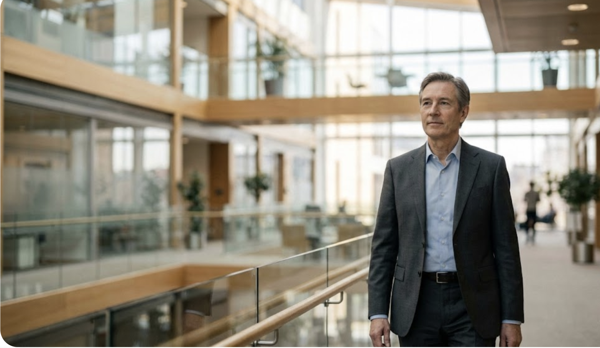 Board and executives reviewing succession plans